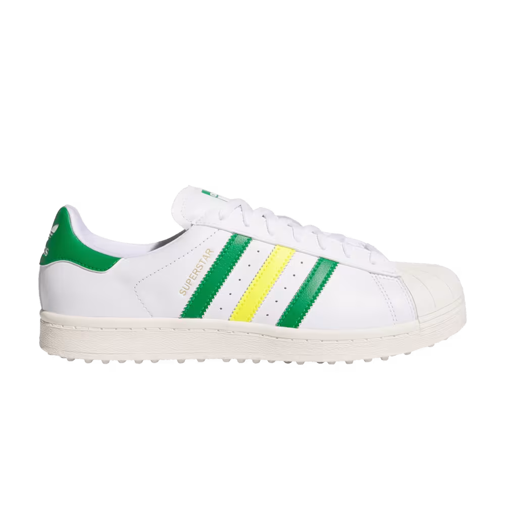 adidas Superstar Spikeless Golf White Green Yellow