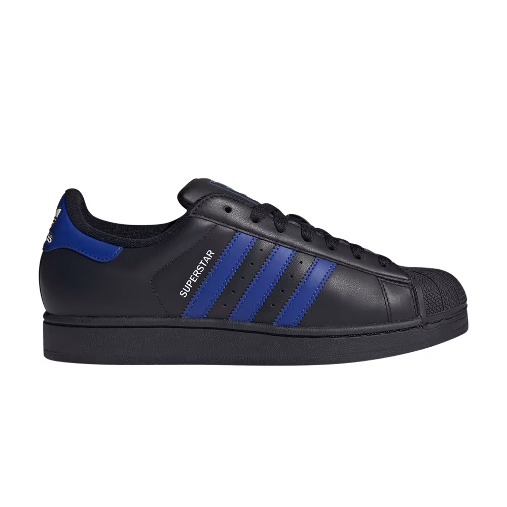 adidas Superstar 2 Black Semi Lucid Blue