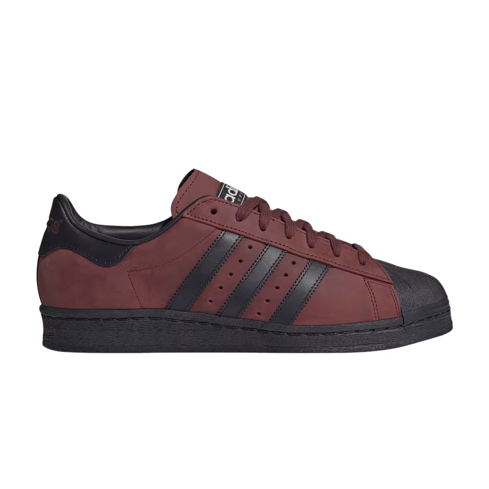 adidas Superstar 82 Maroon Black