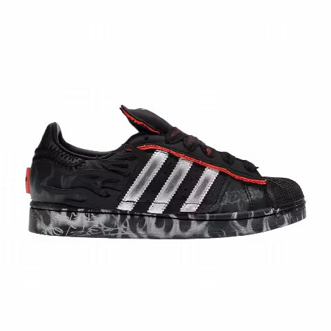 Hellstar x adidas Superstar 2 'Black Flame'