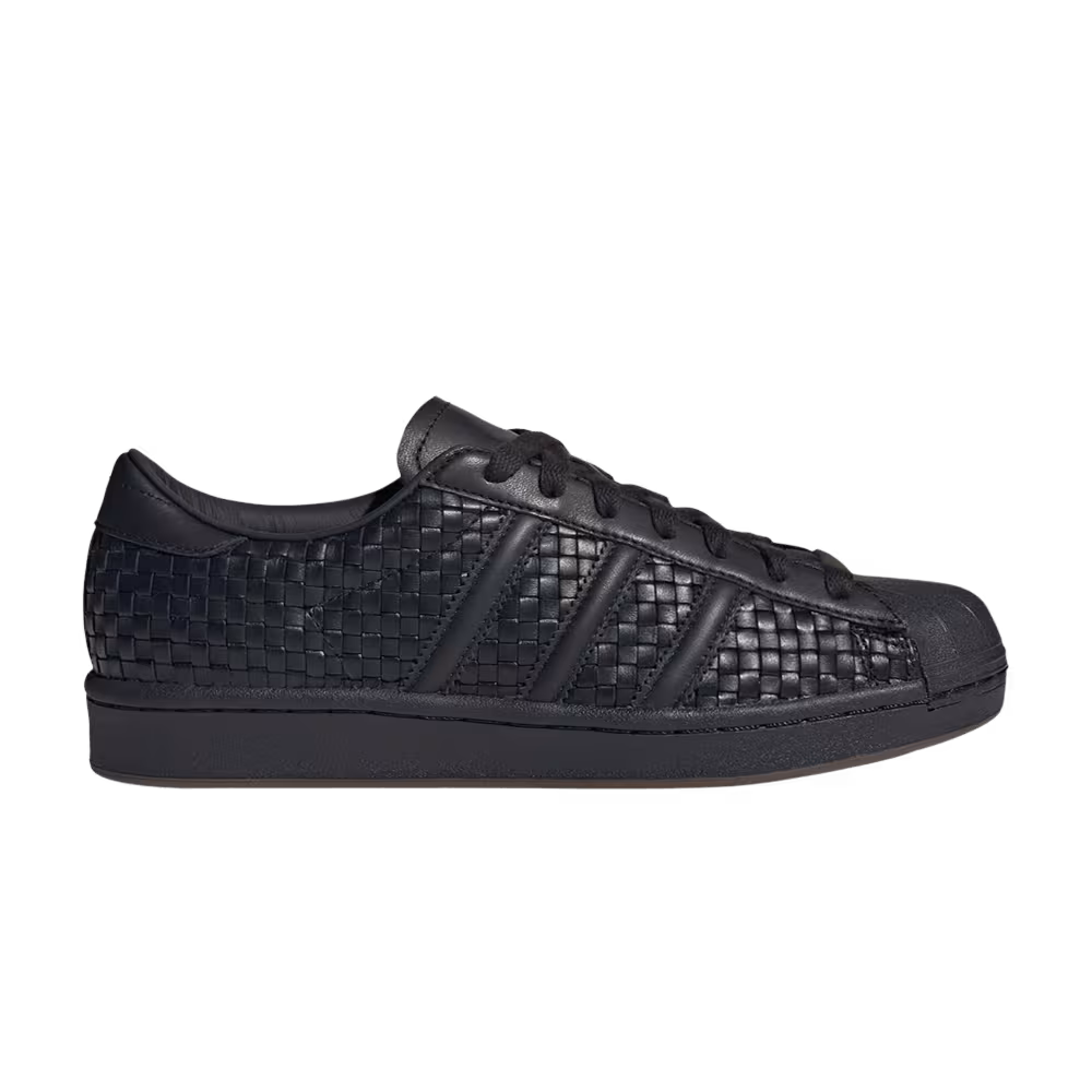 adidas Women's Originals Superstar Core Black/Core Black/Blue