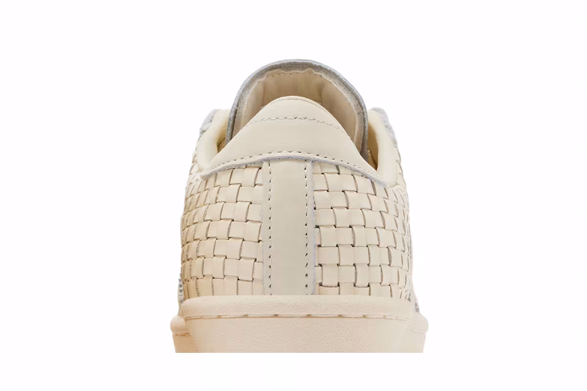 adidas Women's Originals Superstar Cream White/Cream White/Blue, view 8