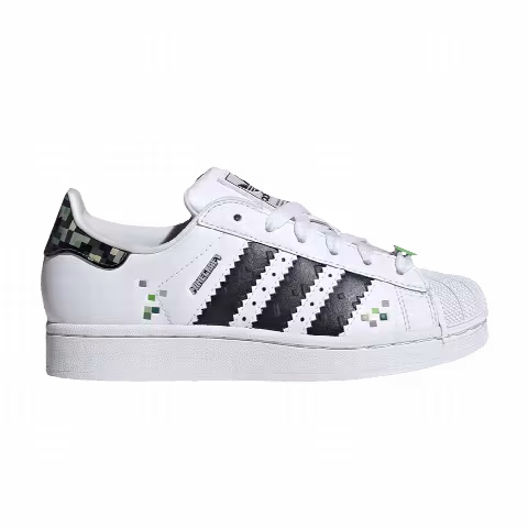 Minecraft x adidas Superstar 2 J 'Creeper'