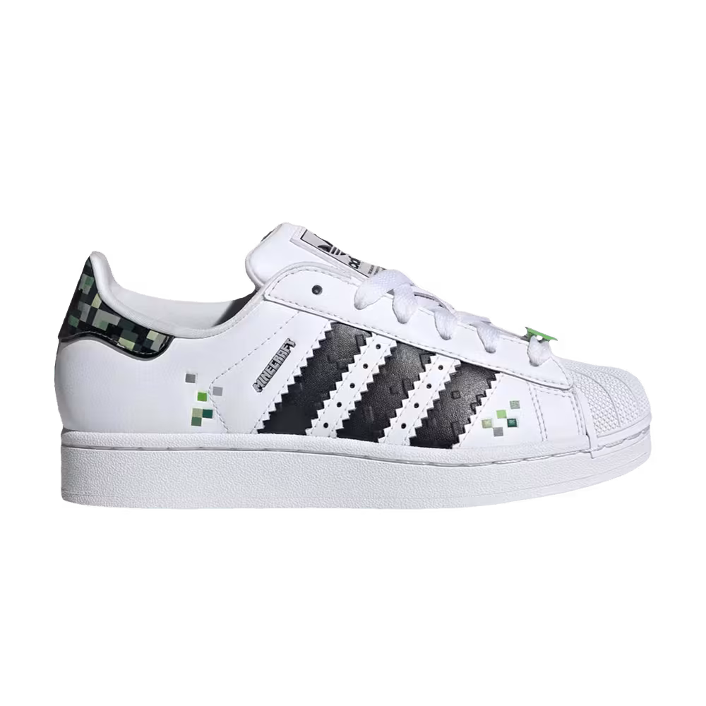Minecraft x adidas Superstar 2 J Creeper