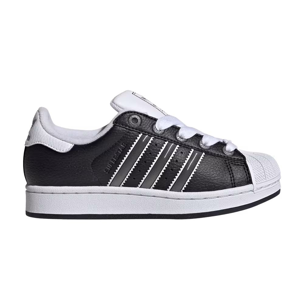 adidas Superstar 2 J Black Lenticular Stripes