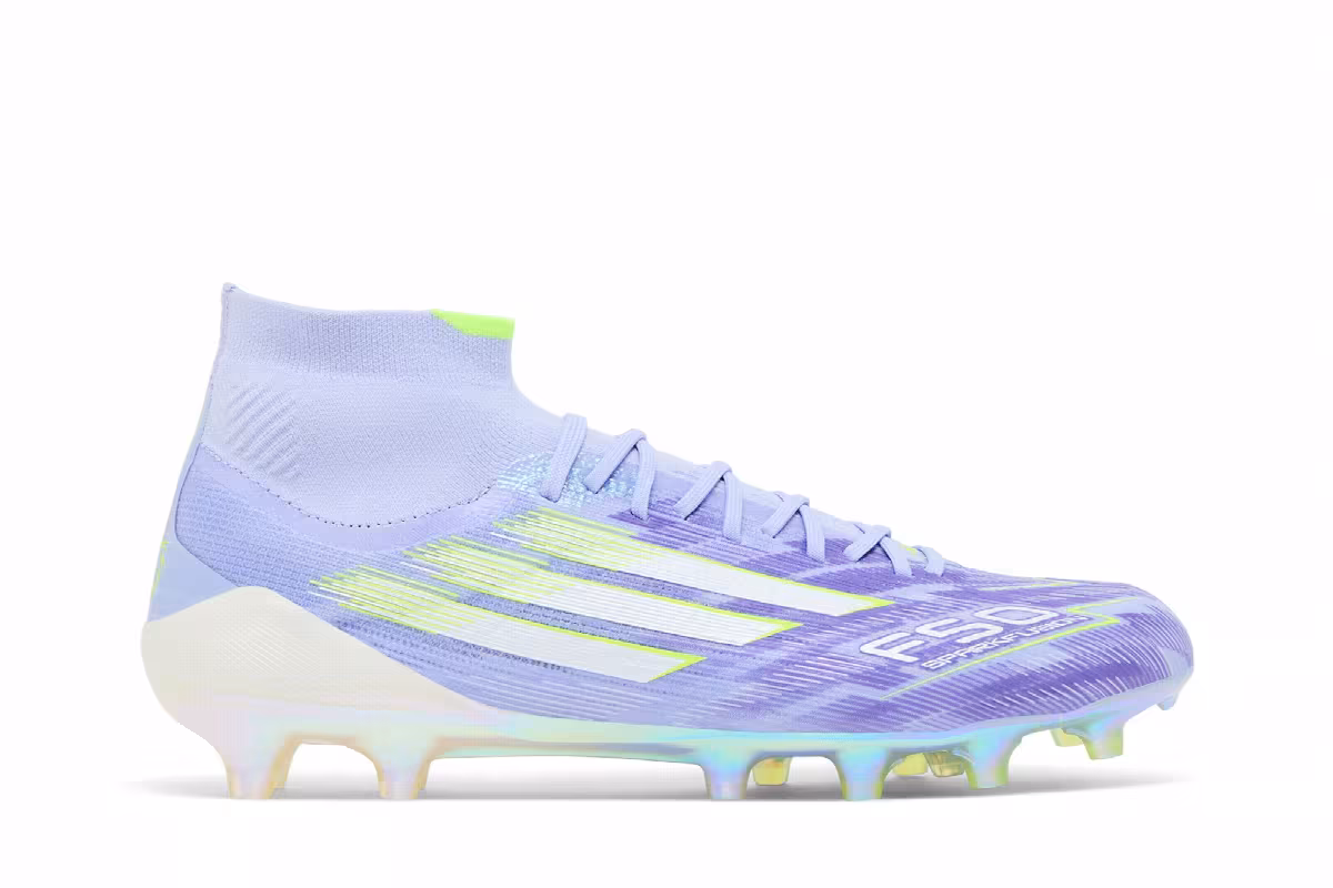 adidas Women's F50 Sparkfusion Elite Mid FG AG Radiant Blaze Pack, view 2