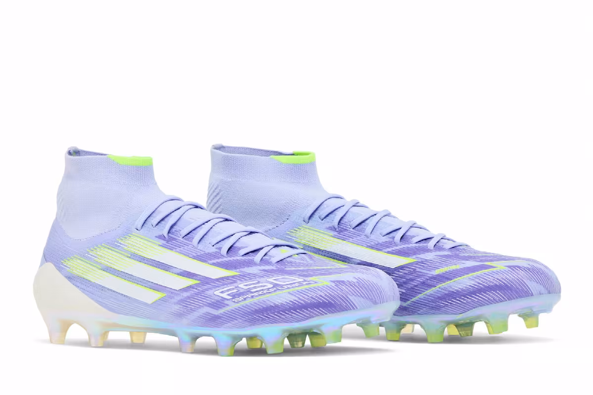 adidas Women's F50 Sparkfusion Elite Mid FG AG Radiant Blaze Pack, view 9