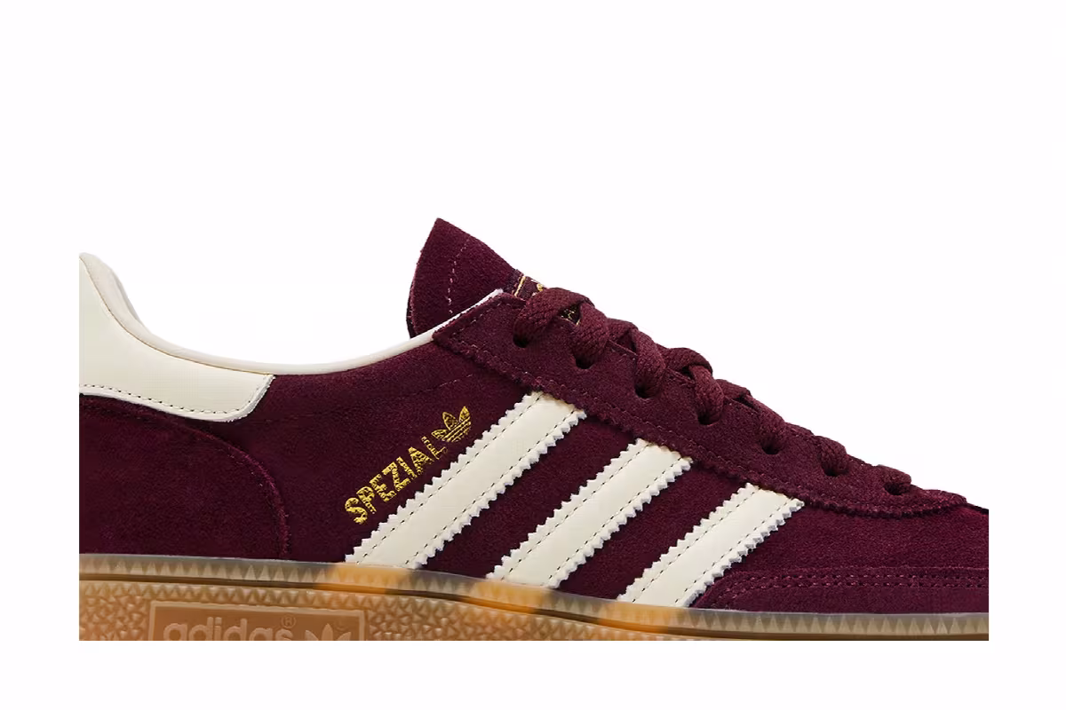 adidas Women's Handball Spezial Maroon Cream, view 3