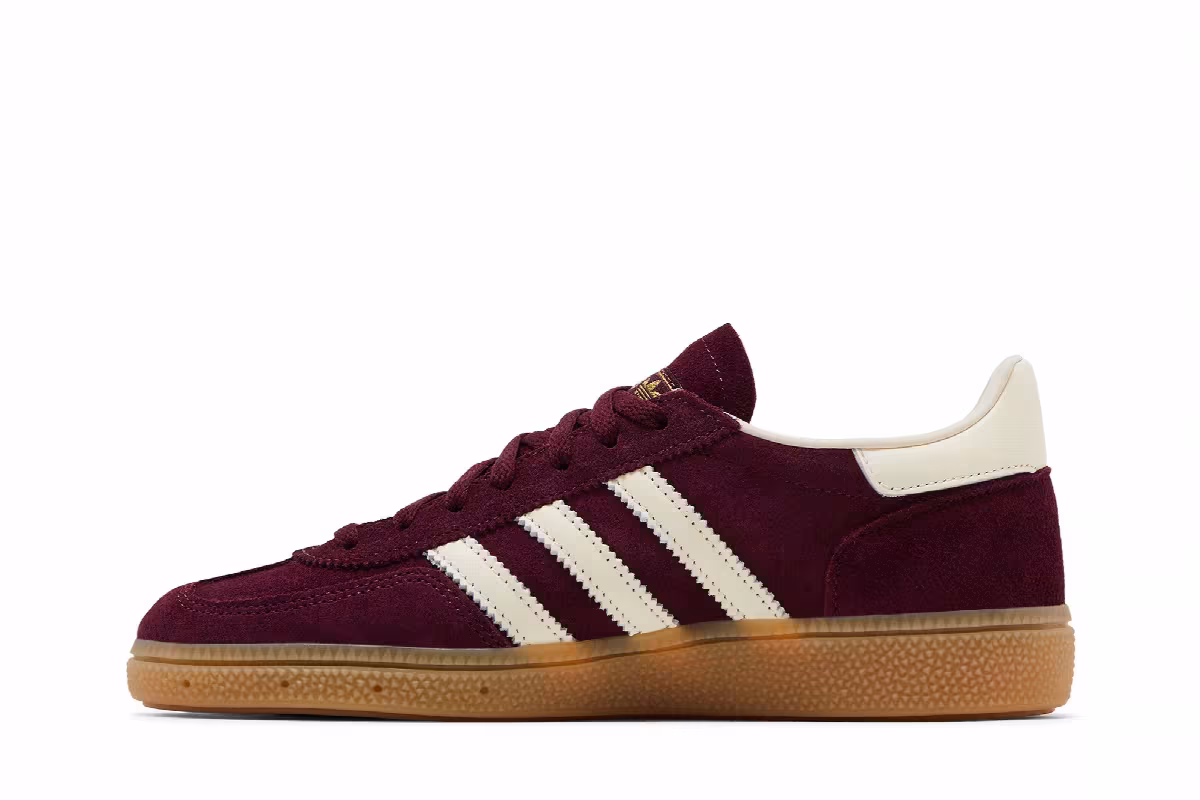 adidas Women's Handball Spezial Maroon Cream, view 4