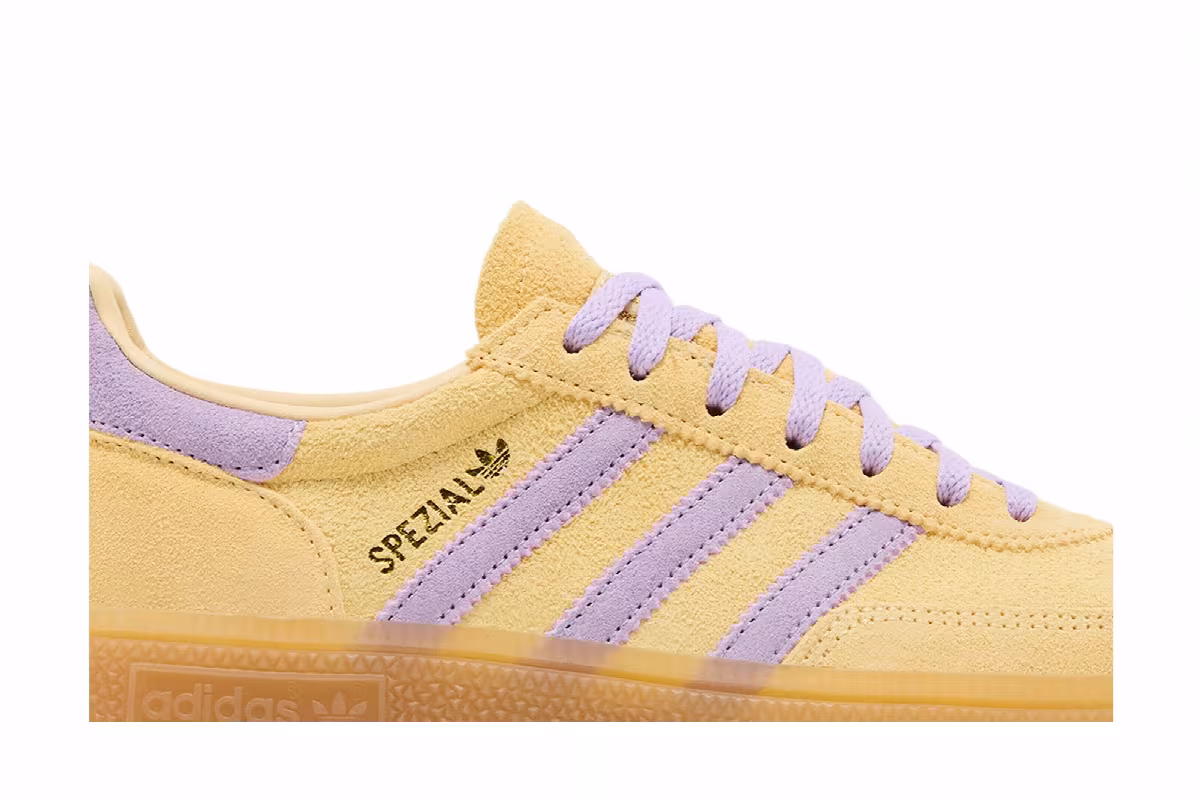 adidas Women's Handball Spezial Orange Tint Powder Plum, view 3