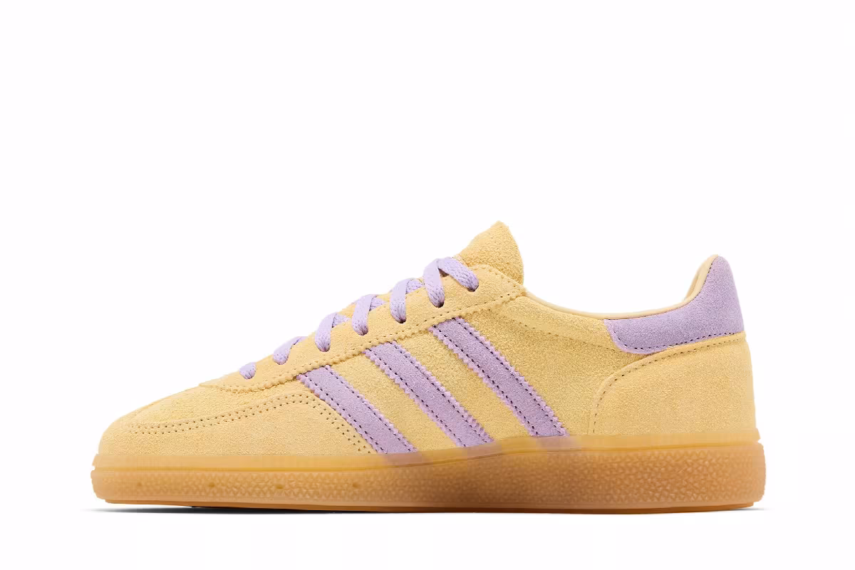 adidas Women's Handball Spezial Orange Tint Powder Plum, view 4