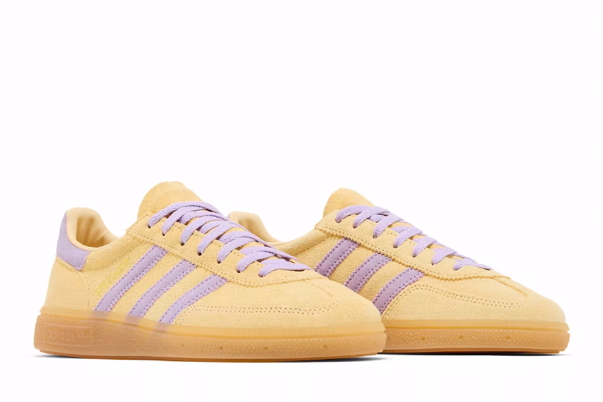 adidas Women's Handball Spezial Orange Tint Powder Plum, view 9