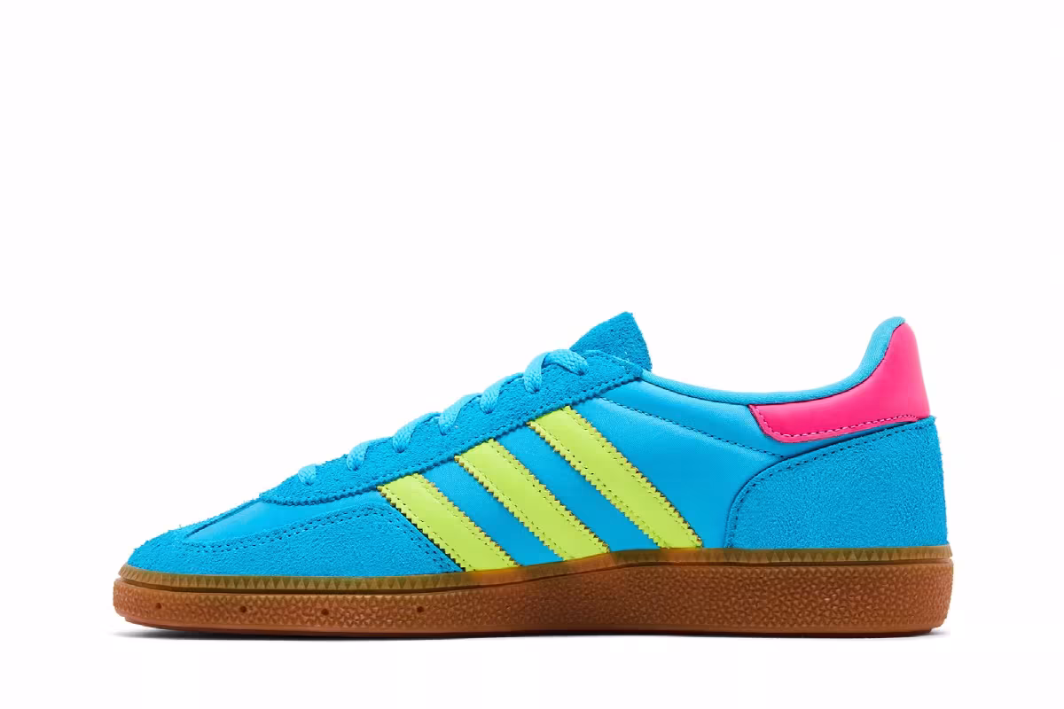 adidas Women's Handball Spezial Sky Rush Solar Yellow Satin, view 4