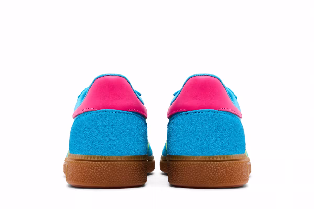 adidas Women's Handball Spezial Sky Rush Solar Yellow Satin, view 7
