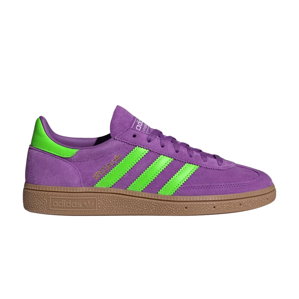 adidas Women's Handball Spezial Active Purple Solar Green