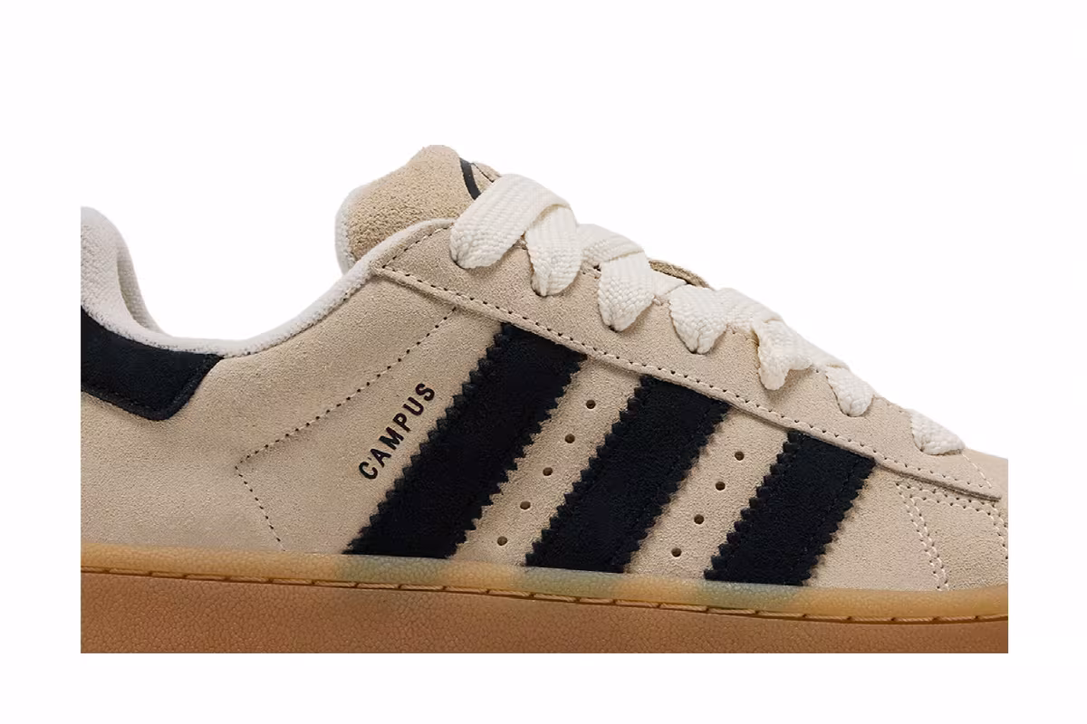 adidas Campus 00s Cream Gum Black, view 3