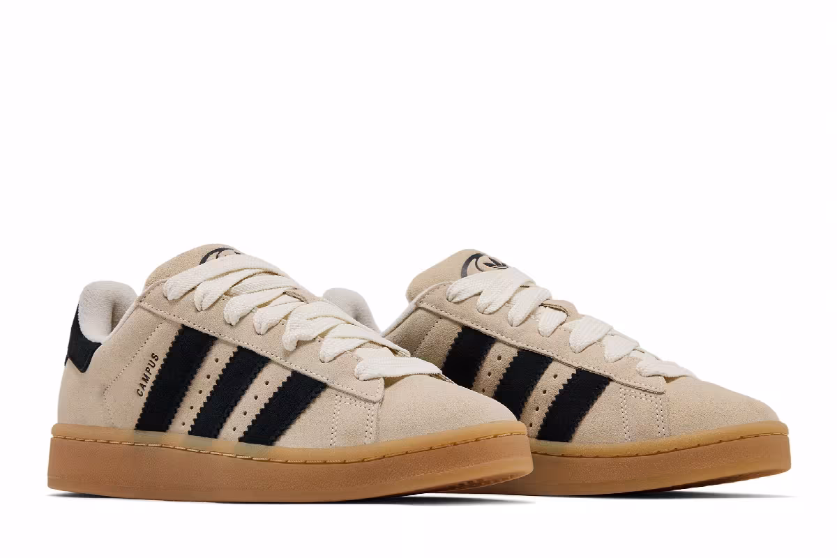adidas Campus 00s Cream Gum Black, view 9