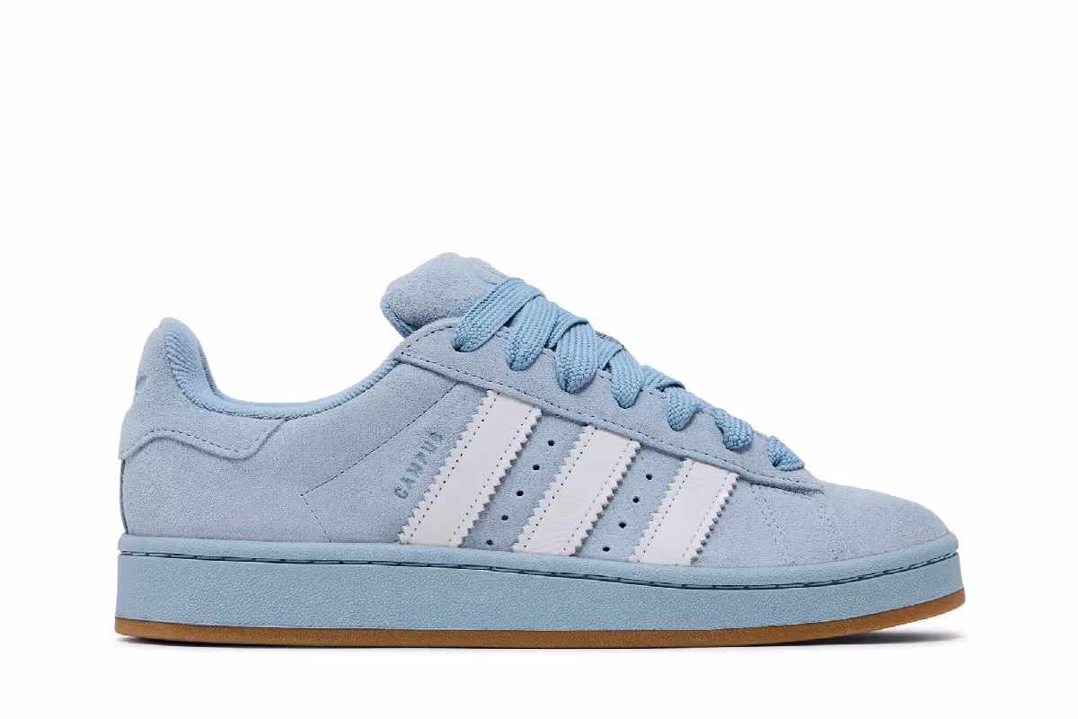 adidas Campus 00s Wonder Blue White Gum, view 2