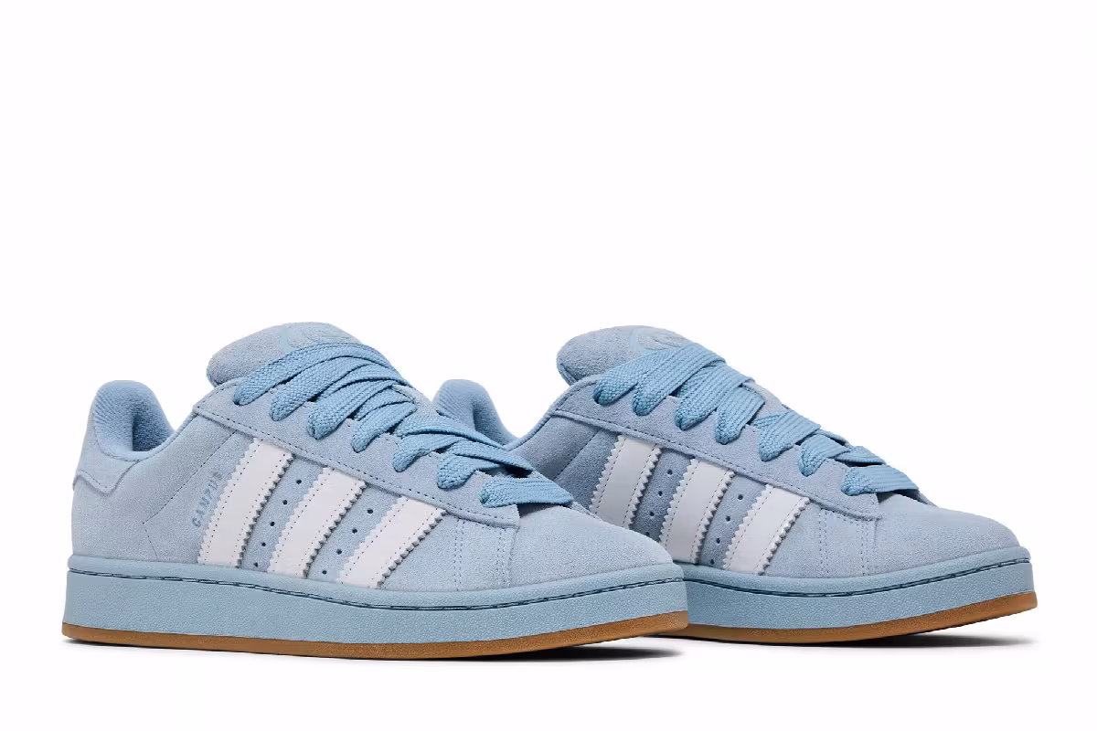 adidas Campus 00s Wonder Blue White Gum, view 9