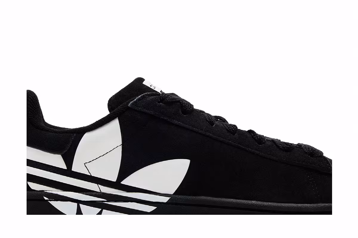 adidas Campus 00s Trefoil - Black White Gum, view 3