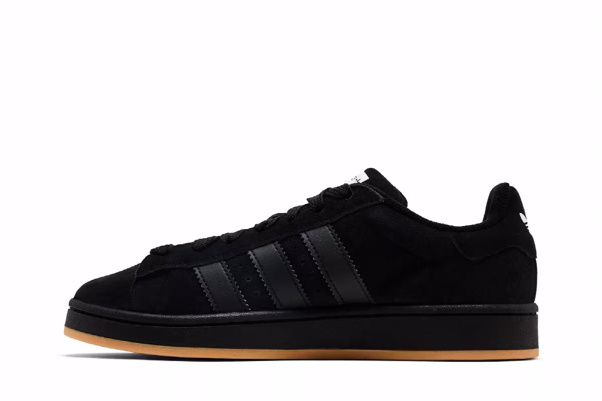 adidas Campus 00s Trefoil - Black White Gum, view 4