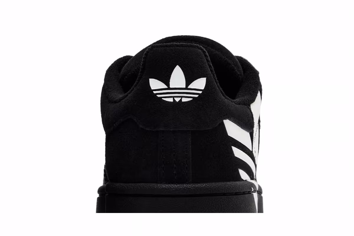 adidas Campus 00s Trefoil - Black White Gum, view 8