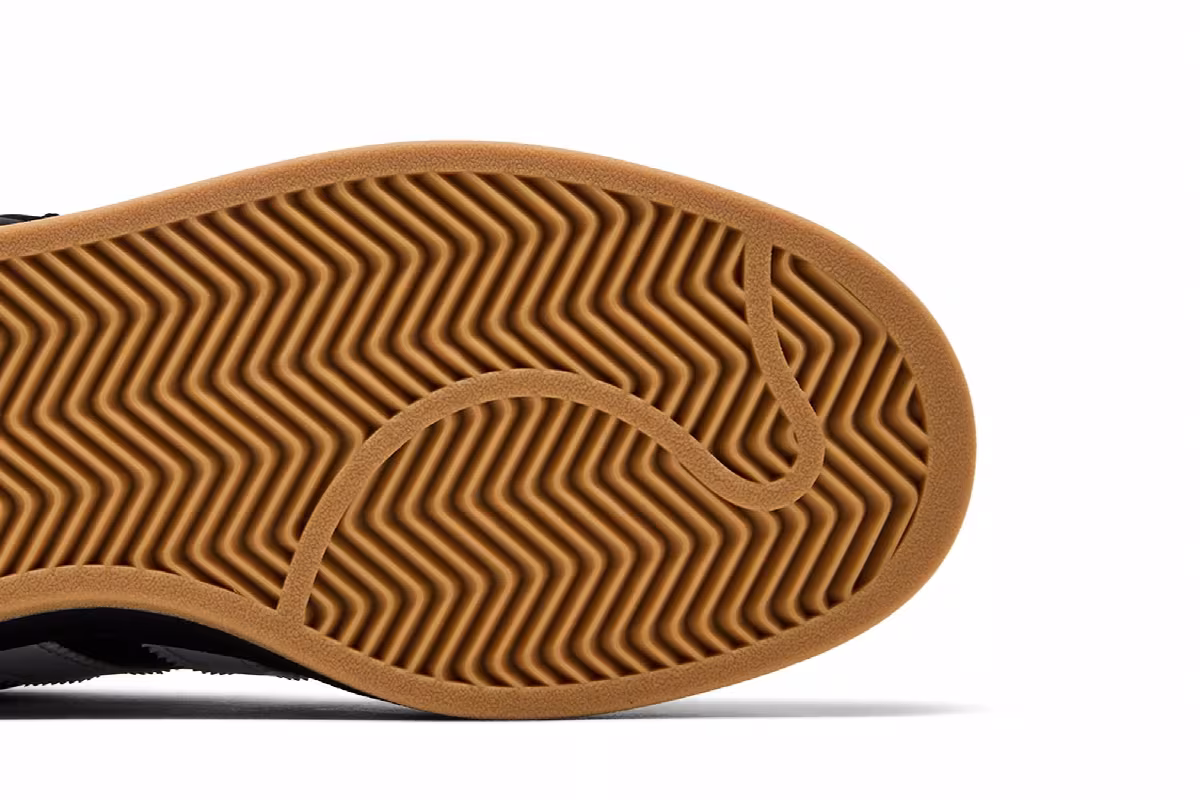 adidas Campus 00s Core Black Leather Gum, view 6