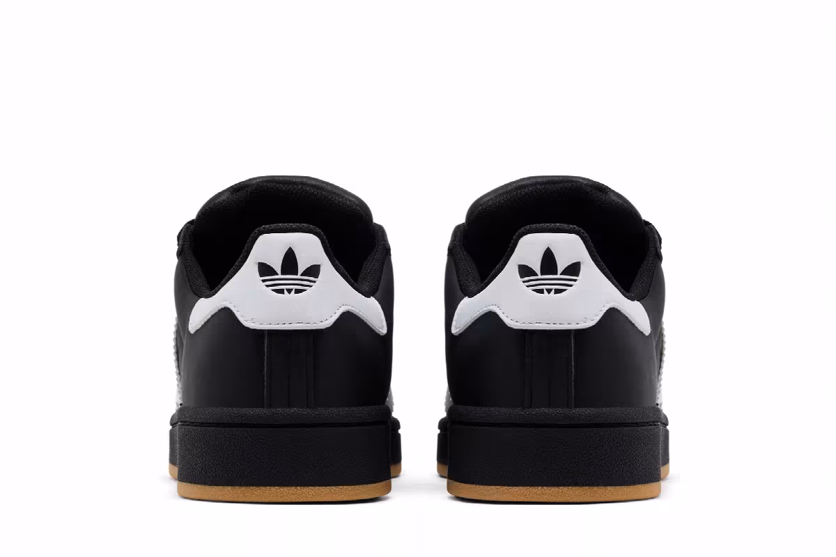 adidas Campus 00s Core Black Leather Gum, view 7