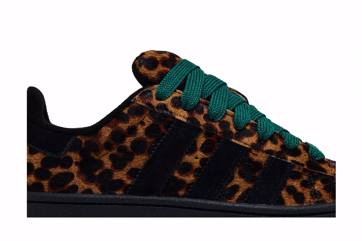 adidas Women's Campus 00s Cheetah Pack - Collegiate Green, view 3