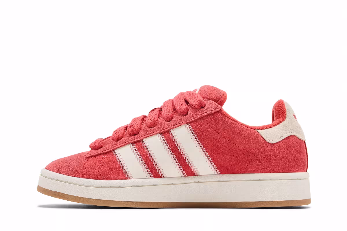 adidas Women's Campus 00s Crew Red White, view 4