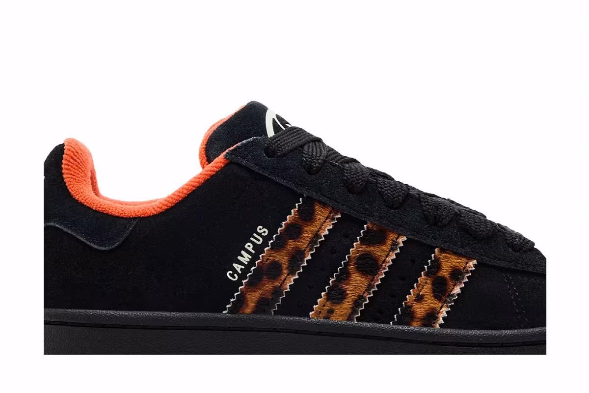 Adidas Women's Campus 00s Cheetah Stripes - Black, view 3