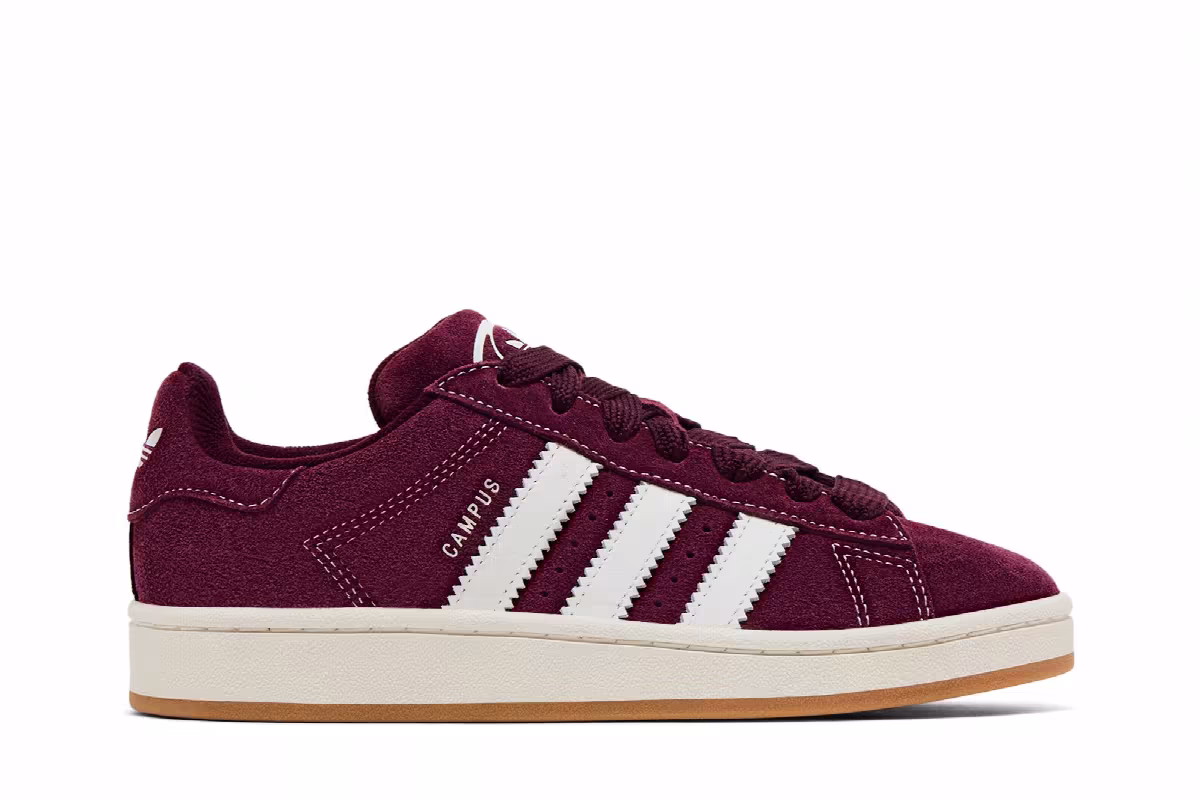 adidas Women's Campus 00s Maroon, view 2