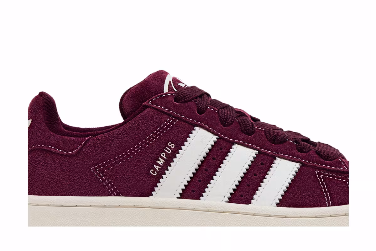 adidas Women's Campus 00s Maroon, view 3