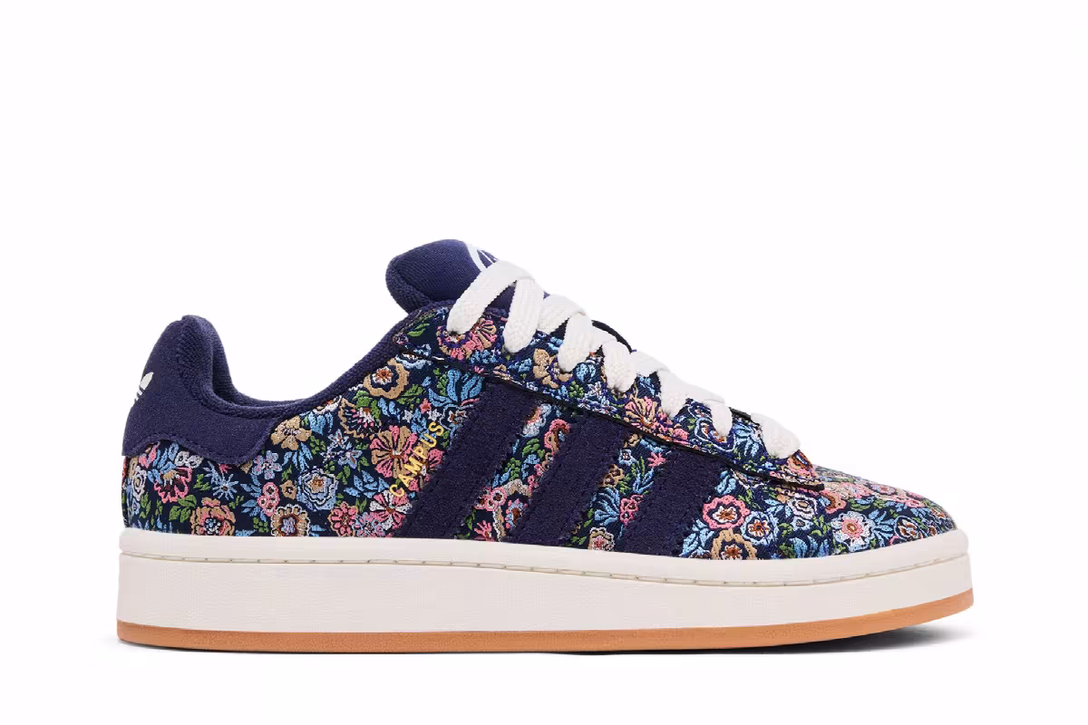 Liberty London x adidas Campus 00s J Floral Embroidery, view 2