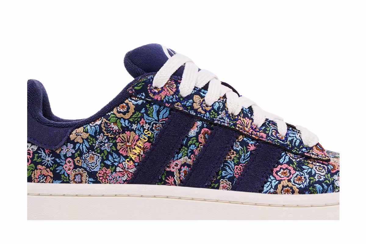 Liberty London x adidas Campus 00s J Floral Embroidery, view 3