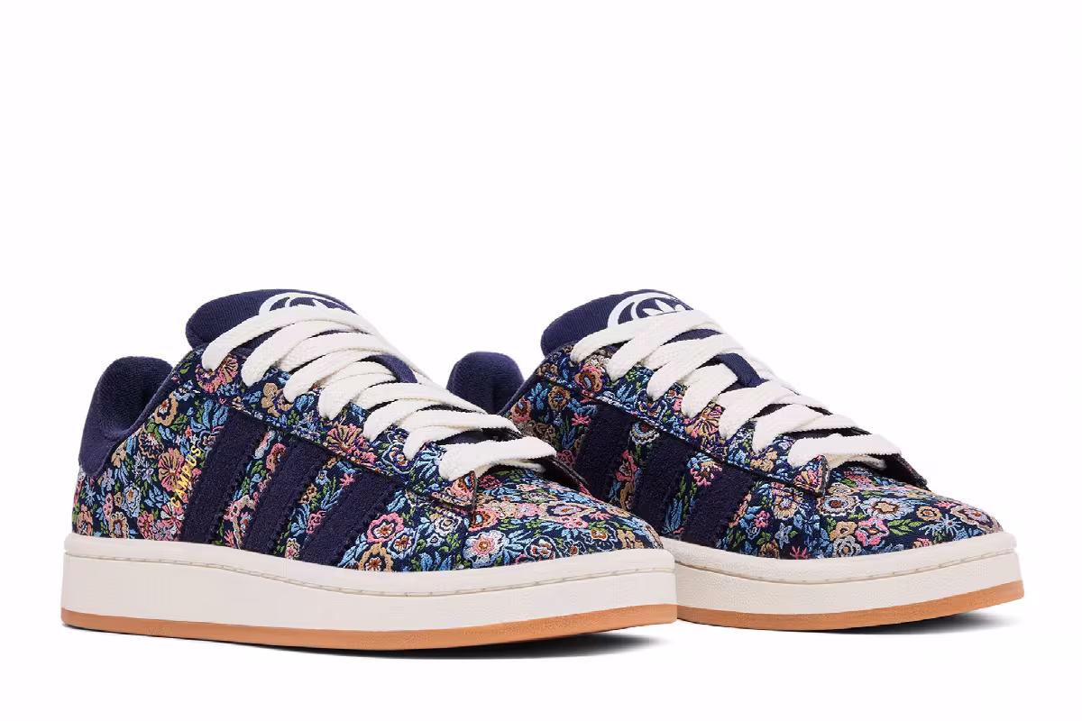 Liberty London x adidas Campus 00s J Floral Embroidery, view 9