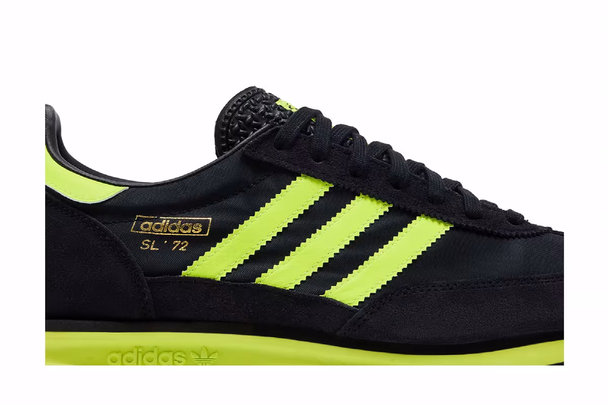 adidas SL72 RS Black Solar Yellow, view 3