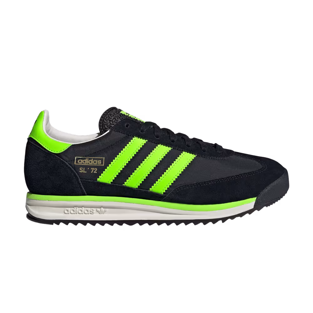 adidas SL72 RS Black Solar Green