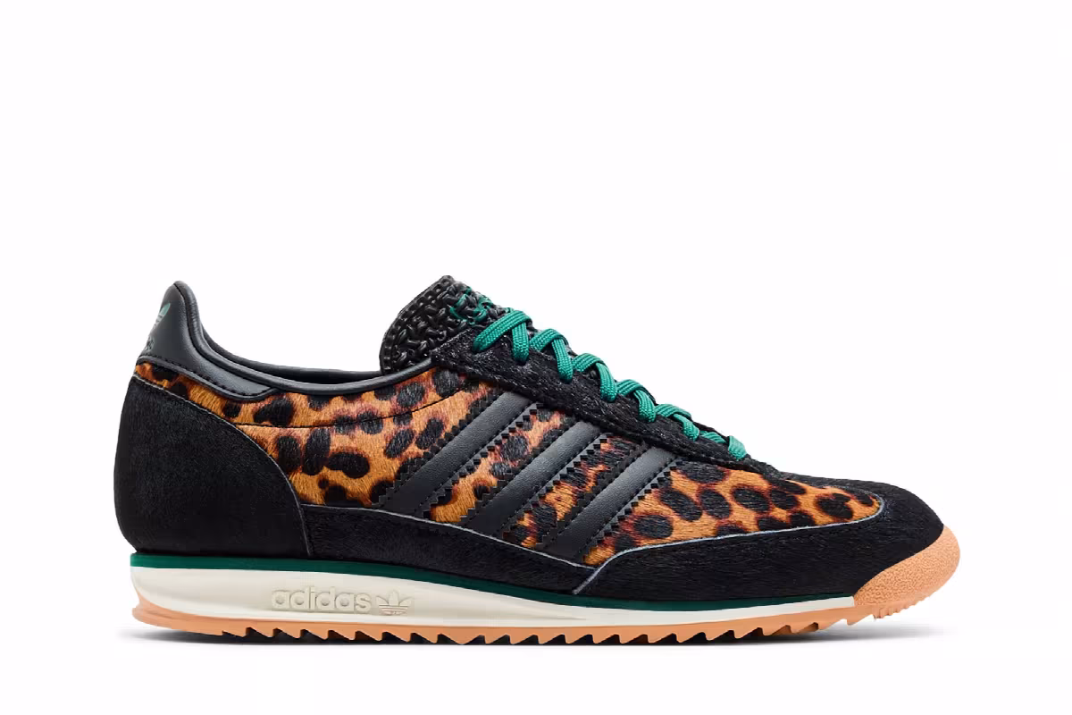 adidas Women's SL72 OG Cheetah Pack - Collegiate Green, view 2