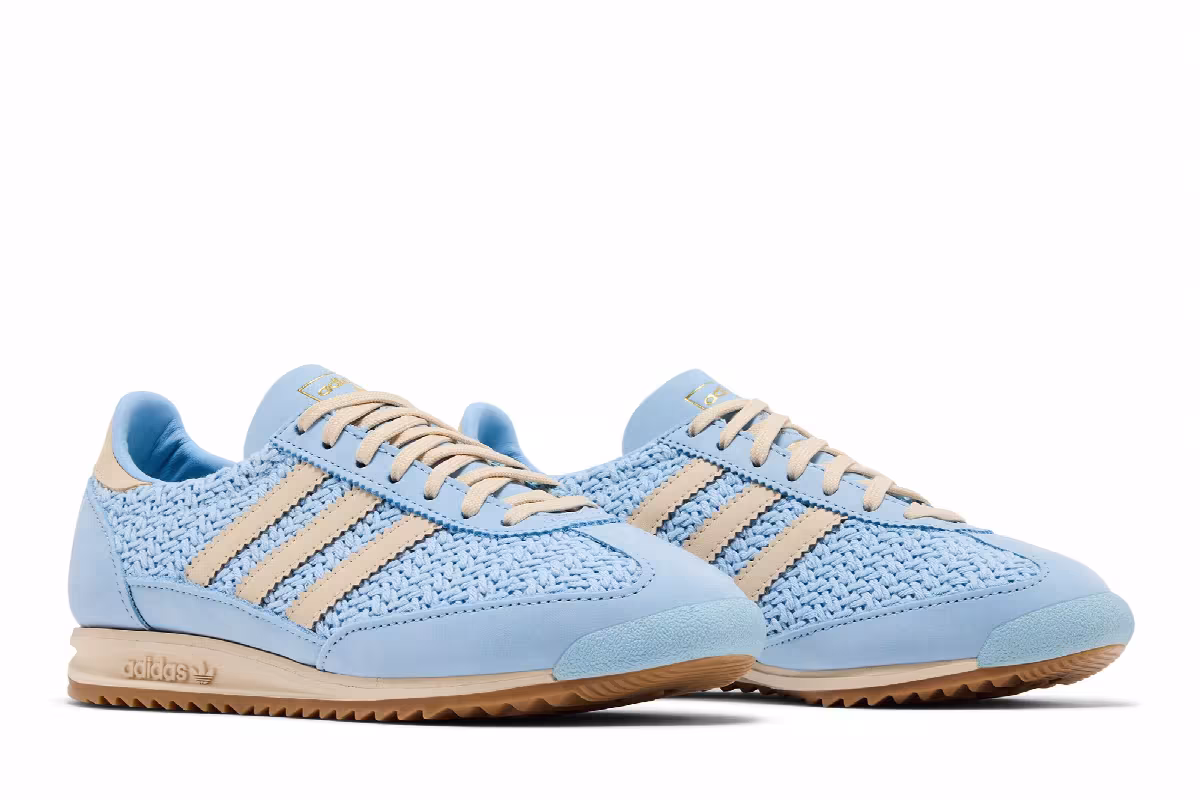 adidas Women's SL72 OG Crochet Pack - Clear Sky, view 9