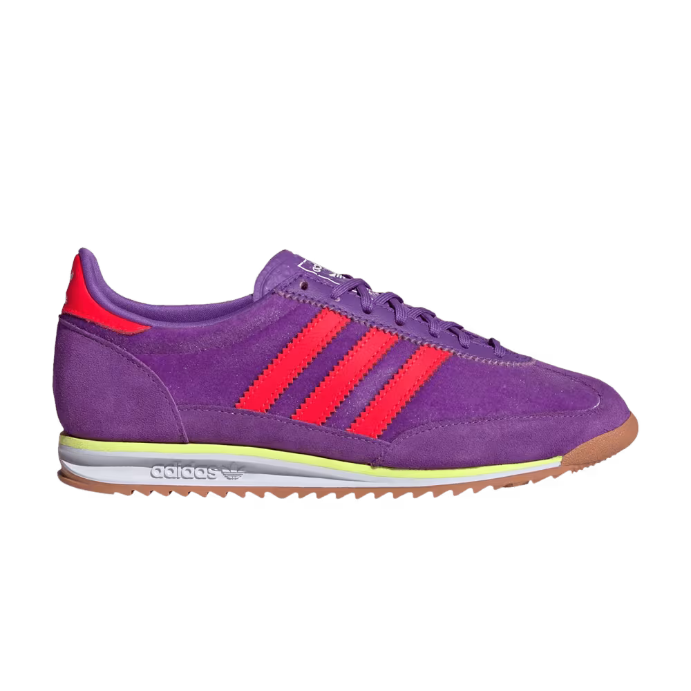 adidas Women's SL72 OG Active Purple Solar Red Velvet