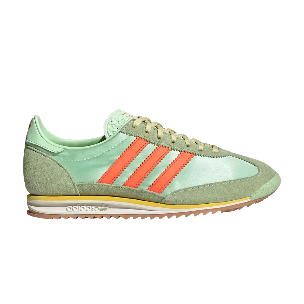 adidas Women's SL72 OG Green Spark Satin