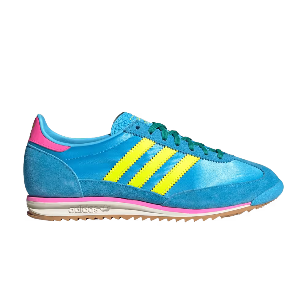 adidas Women's SL72 OG Sky Rush Solar Yellow Satin