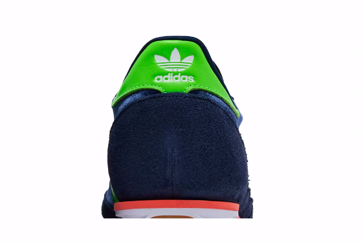 adidas Women's SL72 OG Night Indigo Green Velvet, view 8