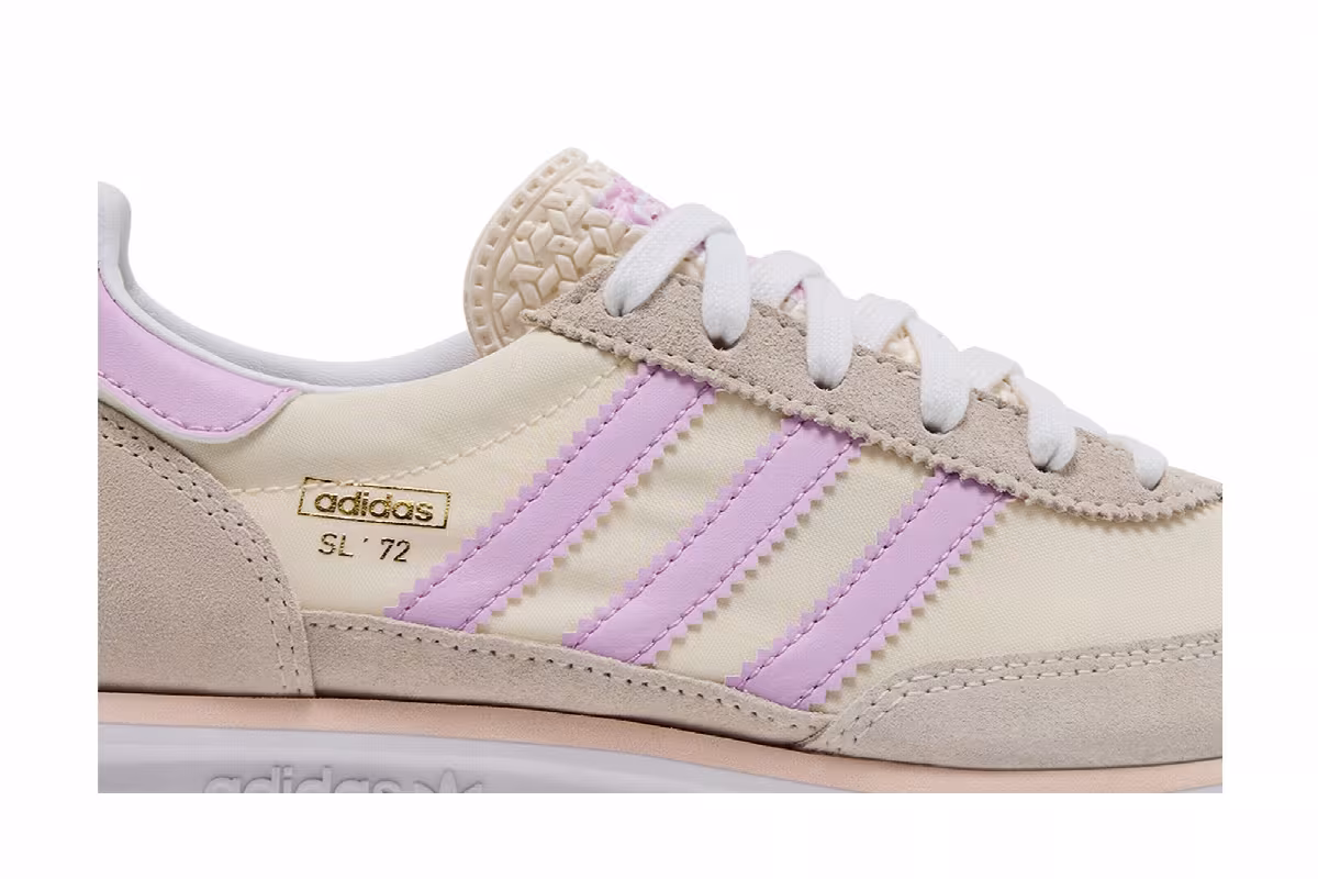 adidas SL72 RS J Chalk White Bliss Lilac, view 3