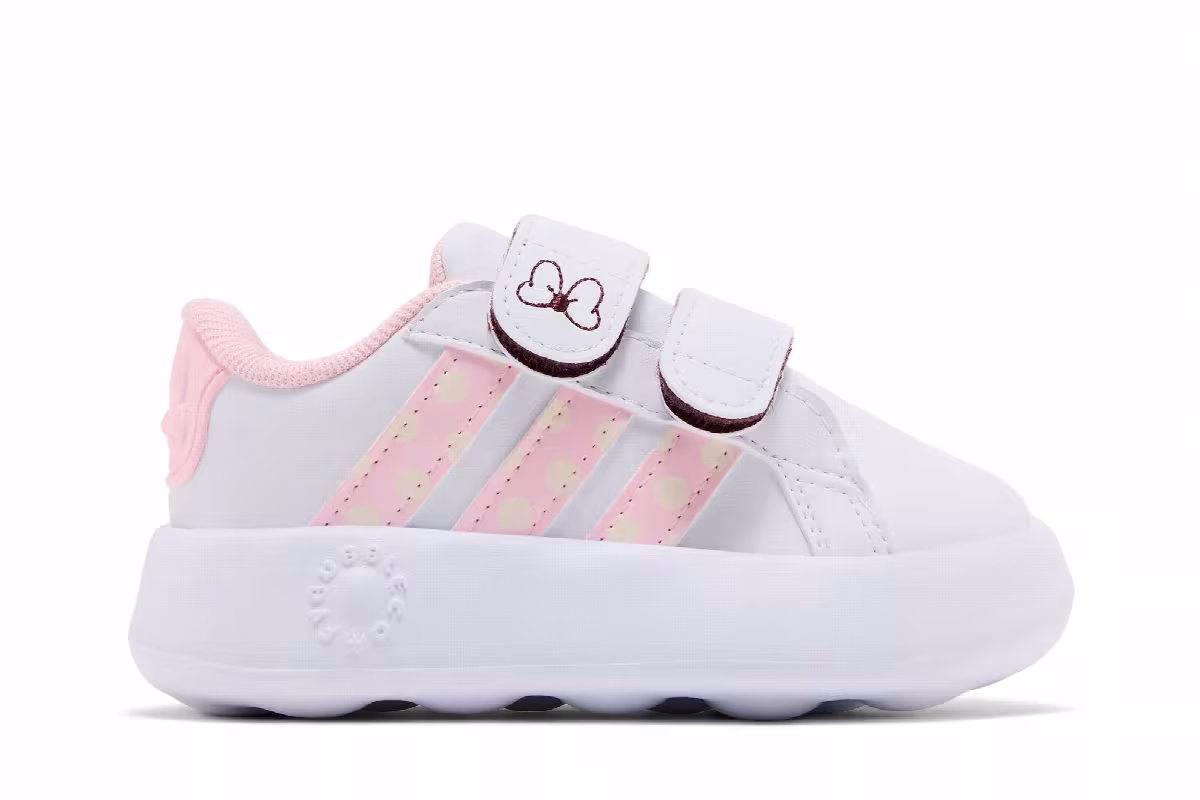 Disney x adidas Grand Court I Minnie Mouse - Pink Polka Dots, view 2