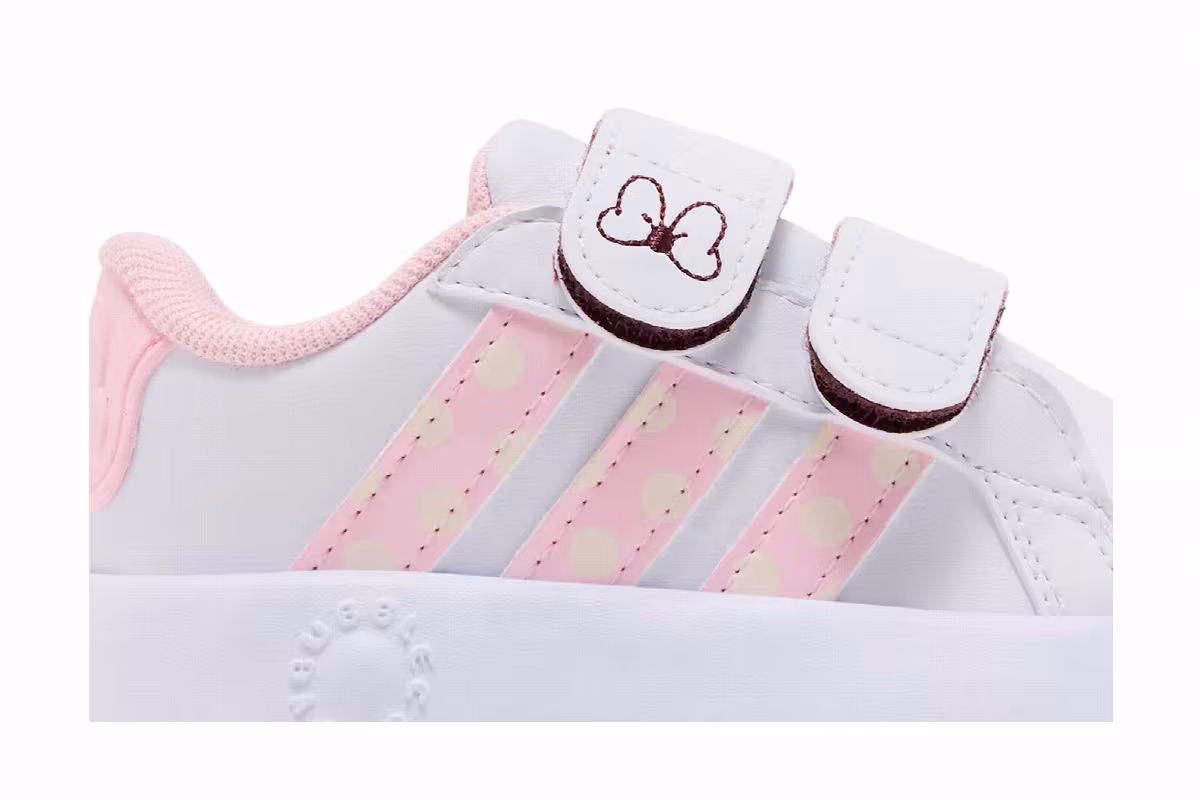 Disney x adidas Grand Court I Minnie Mouse - Pink Polka Dots, view 3