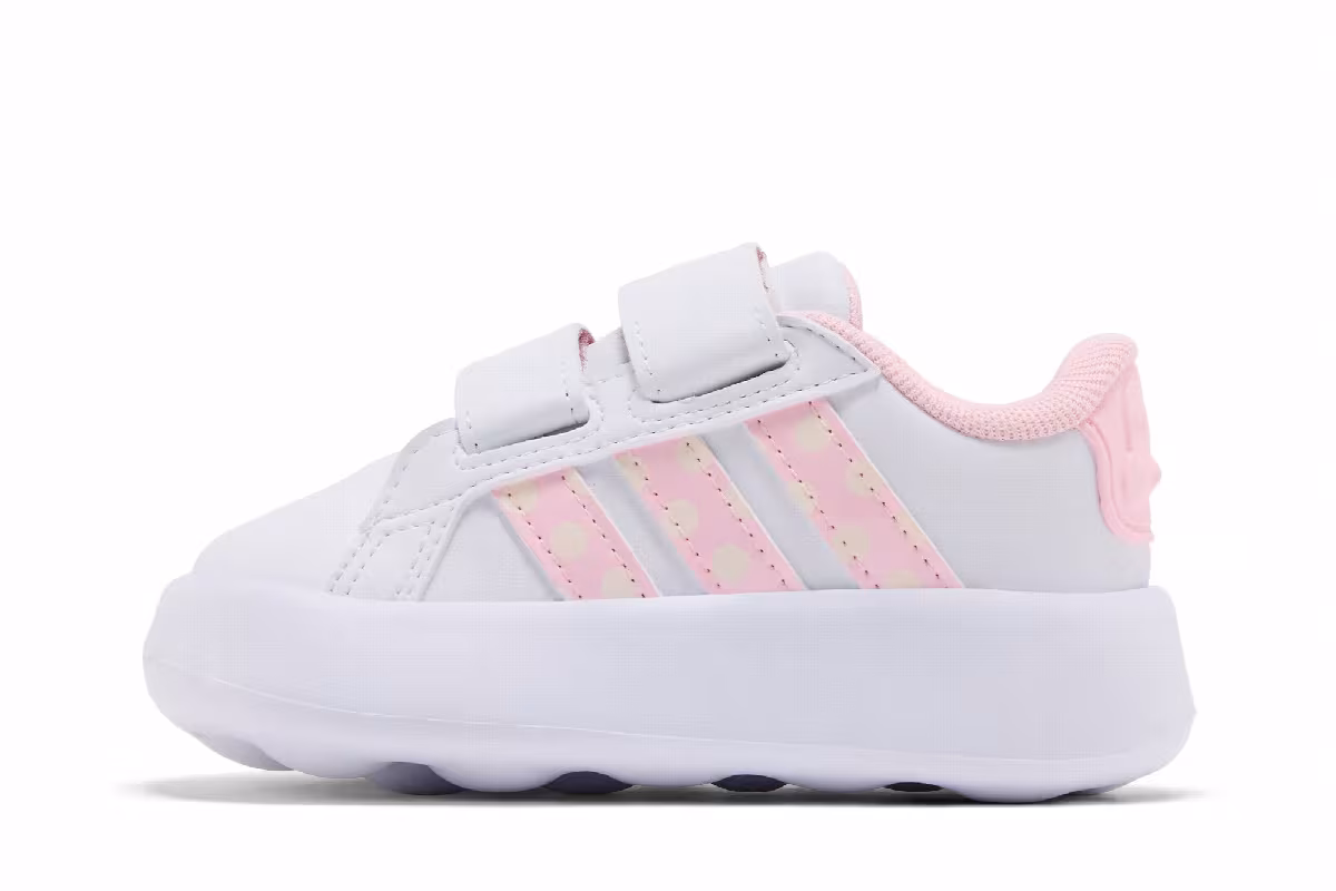 Disney x adidas Grand Court I Minnie Mouse - Pink Polka Dots, view 4