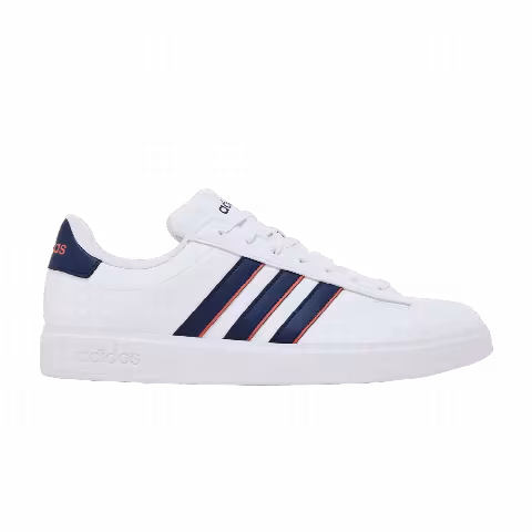 adidas Grand Court 'White Dark Blue Scarlet'