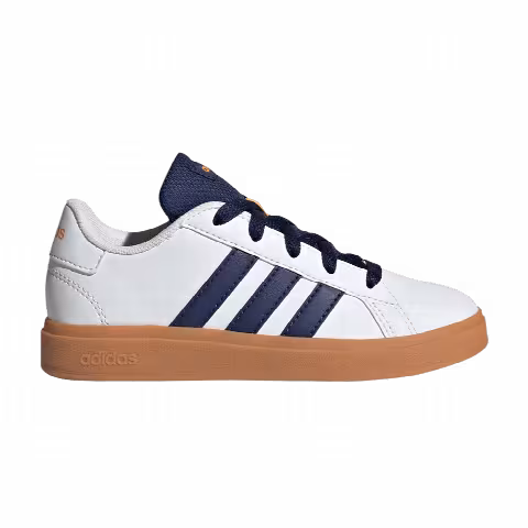 adidas Grand Court Lace-Up K 'White Dark Blue Gum'